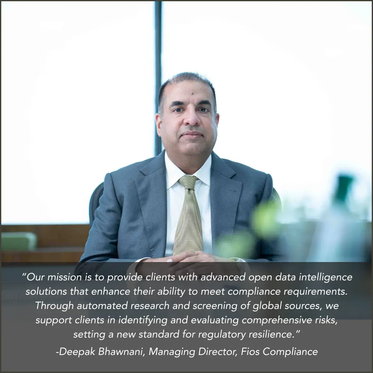 Fios Compliance Launches the World’s 1st Open Data Intelligence Platform for Compliance Risk Mitigation