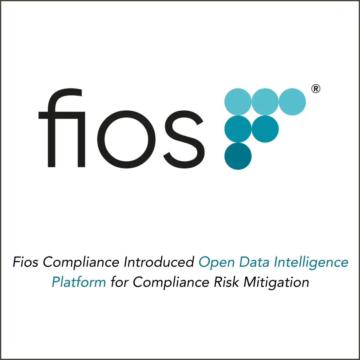 Open Data Intelligence Platform for Compliance Risk Mitigation